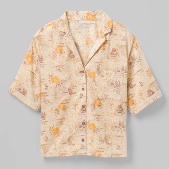 Prana Tops - PRANA IGUALA GOLDEN HOUR ESCAPE TOP L